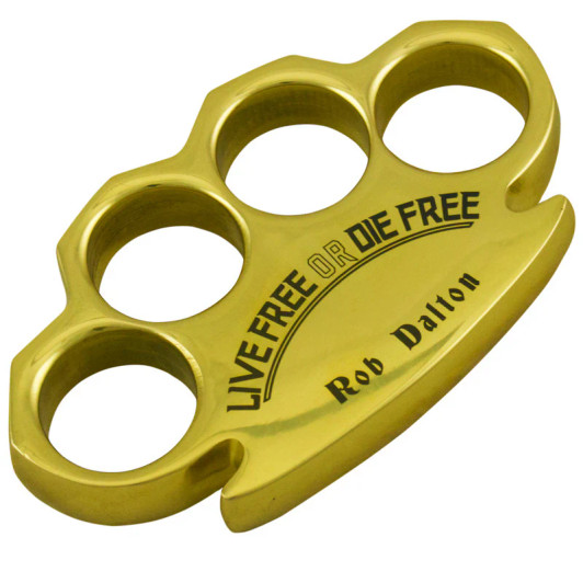 Rob Dalton Live Free or Die Heavy Belt Buckle Paper Weight