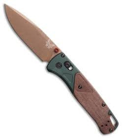 Benchmade Bugout AXIS Lock Knife Taiga Green/Natural Micarta 535FE-2602