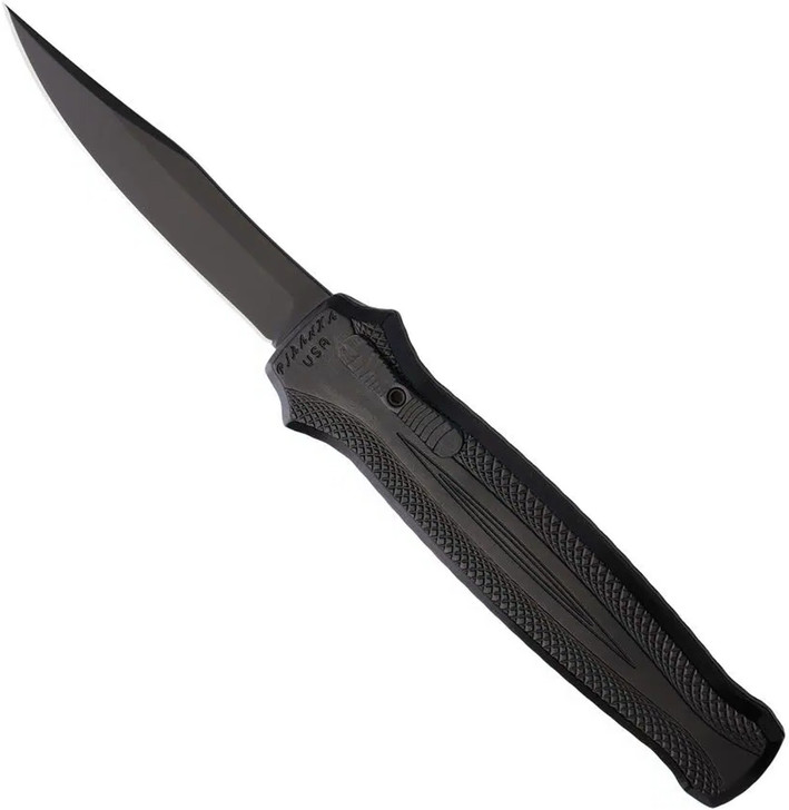 Piranha Rated-R OTF Automatic Knife Tactical Black P-19BKT