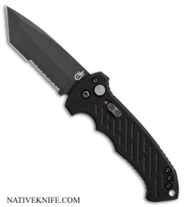 Gerber Auto 06 Tanto Automatic Knife Black G10 30-000850
