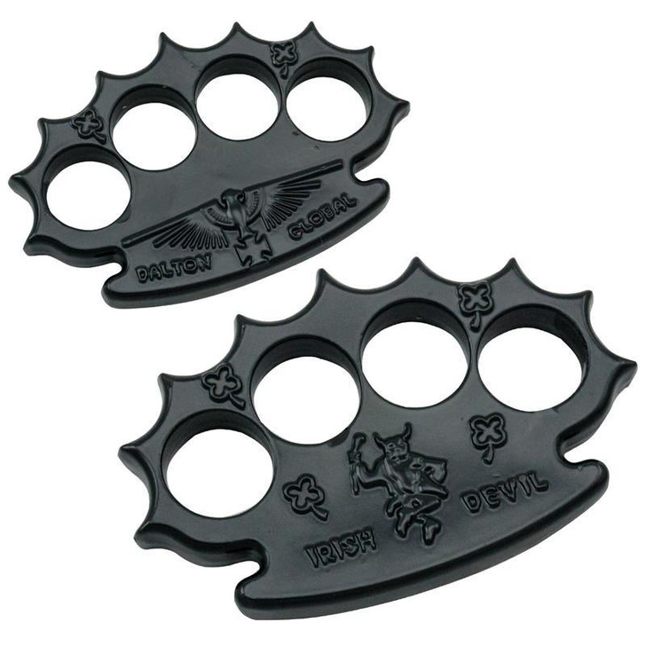 ROBBIE DALTON GLOBAL BLACK IRISH DEVIL BRASS KNUCKLE BUCKLE PAPERWEIGHT