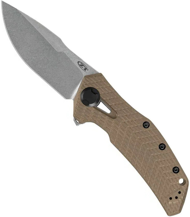 Zero Tolerance KVT Coyote Tan Framelock Flipper Knife 0308