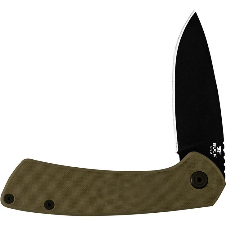 Buck 040 Onset Frame Lock Knife OD Green 0040GRS
