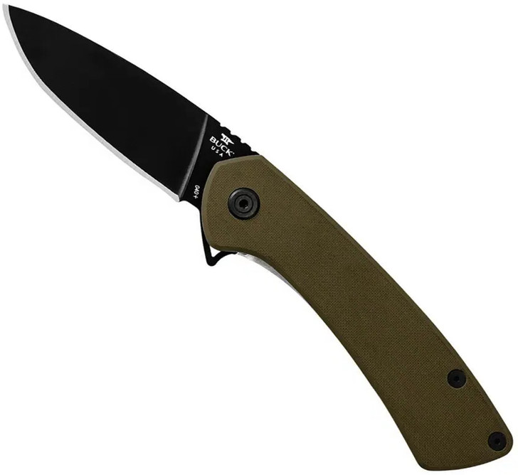 Buck 040 Onset Frame Lock Knife OD Green 0040GRS