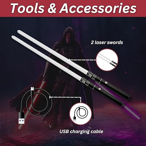 31' RGB 2 in 1 Dual-Sided Light Sabers