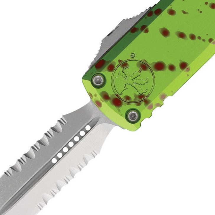 Microtech UTX-85 D/E Stonewash Standard Automatic Knife Zombie  12324-10Z