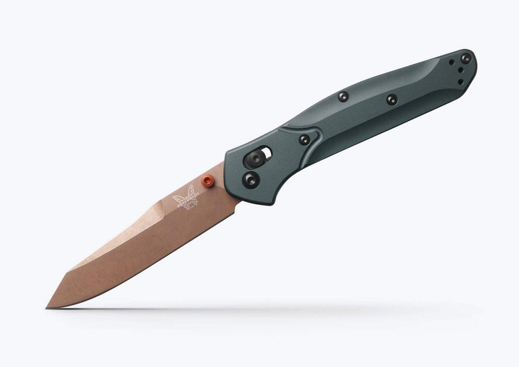 Benchmade 940 Osborne AXIS Lock Knife Taiga Green 940FE-2601