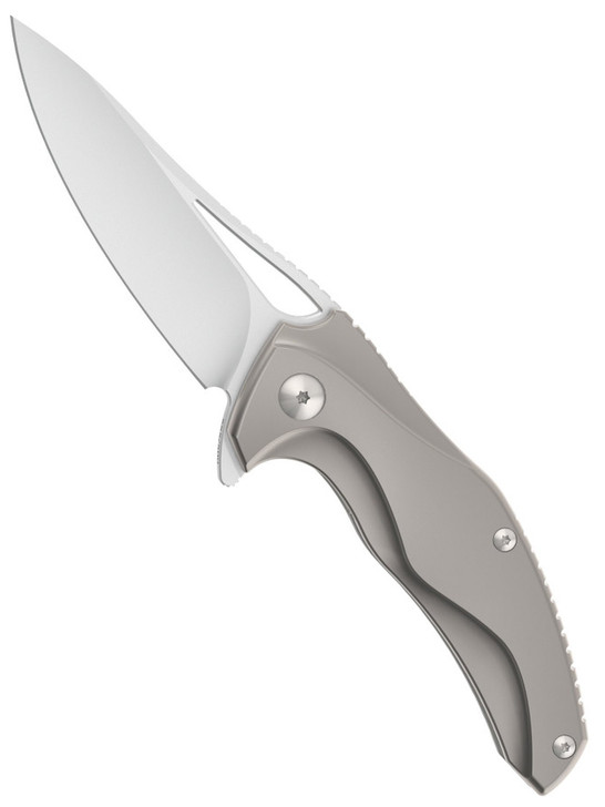 Brous Blades Exo Liner Lock Flipper Knife Titanium