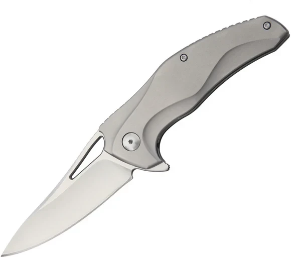 Brous Blades Exo Liner Lock Flipper Knife Titanium