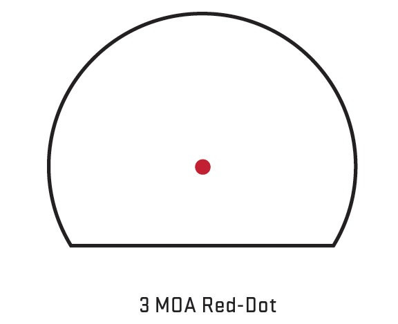 SIG SAUER ROMEO3 1X25mm Red Dot Sight 3 MOA SOR31002