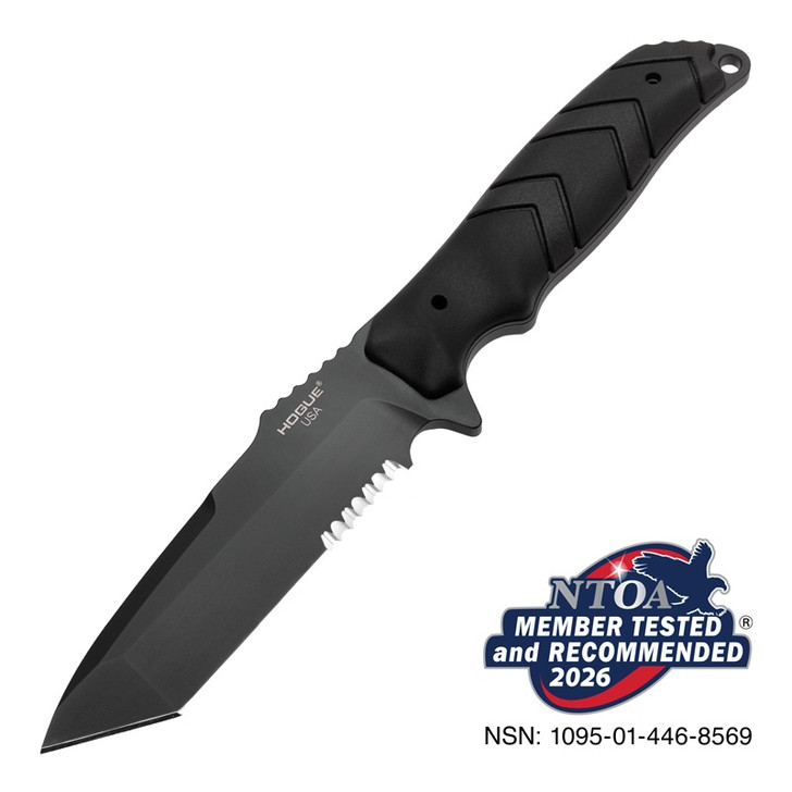 Hogue Fray Tanto Fixed Blade Knife U.S Military Issue 55349