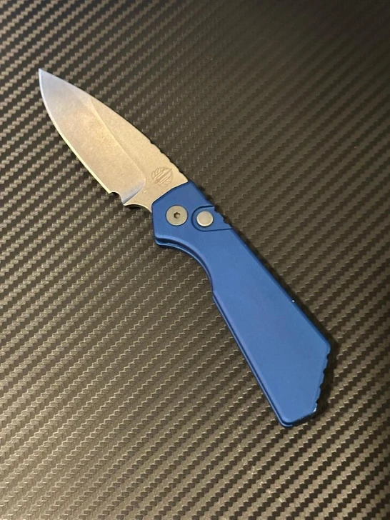 Pro-Tech Strider PT Magnacut Automatic Knife Blue