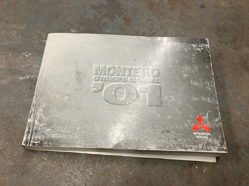 USED - MONTERO Gen3 - 2001 Owners Manual