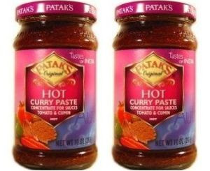 Patak's Hot Curry Paste 283 gms(Pack of 6)-Indian Grocery,USA