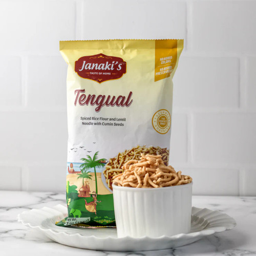 Janaki Snacks-Tengual 7OZ-Indian Snacks,Namkeen,USA
