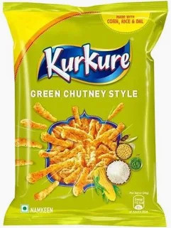 Kurkure - Green Chutney - 61gms- Indian Grocery,Namkeen,USA