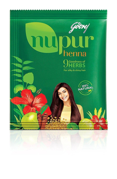 Natural Henna Hair Color: Color your hair naturally without harsh chemicals.
9 Herb Herbal Blend: Includes Aloe Vera, Shikakai, Bhringraj, Amla, Neem, Hibiscus, Methi (fenugreek), Jatamansi & Brahmi for hair health.
Deep Conditioning: Helps nourish, moisturize, and leave hair silky and manageable.
Hair Strength & Shine: Herbal actives support hair growth and add natural shine.
Ayurvedic & Herbal: 100% natural ingredients, ideal for traditional hair color and conditioning.