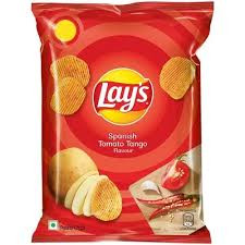 Lays ISpanish Tomato Tango - Pack(10) - Indian snacks,Namkeen,USA