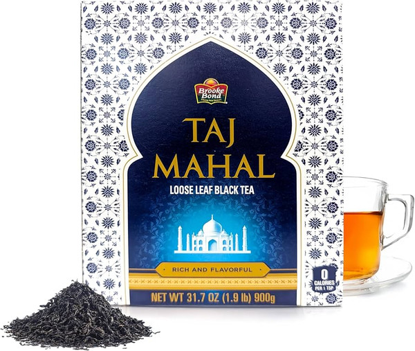 Taj Mahal Black loose leaf Tea 900 gms-Indian Grocery,USA