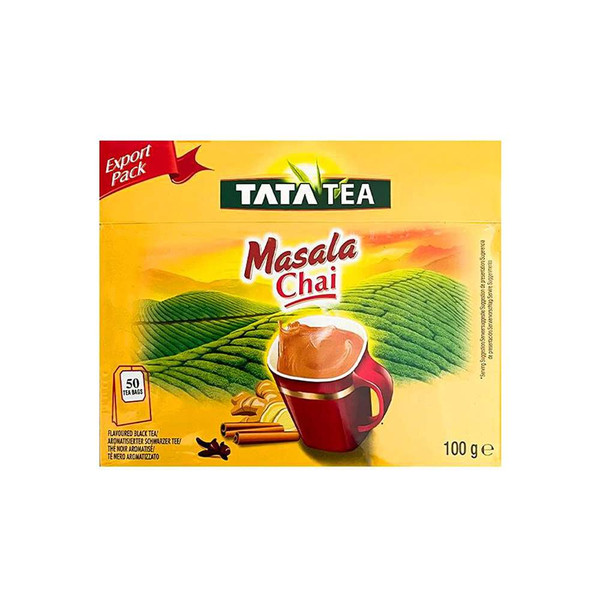 Tata Tea Instant Masala Chai 50 Tea Bags 100g- Indian Grocery,USA