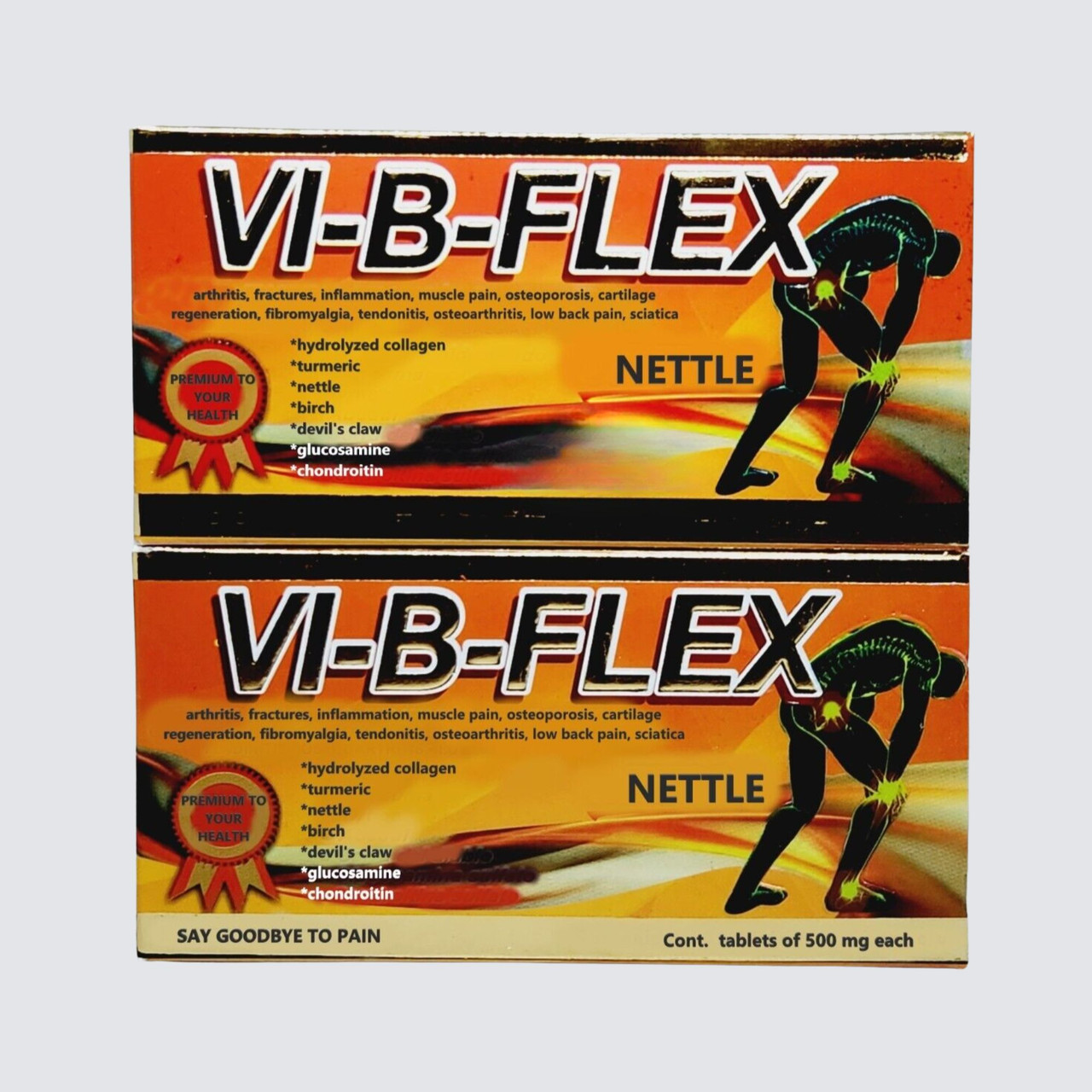 その他 Vibroplex 2 Pack Vi-b-Flex 60 Capsules 100% Original Dietary Supplement