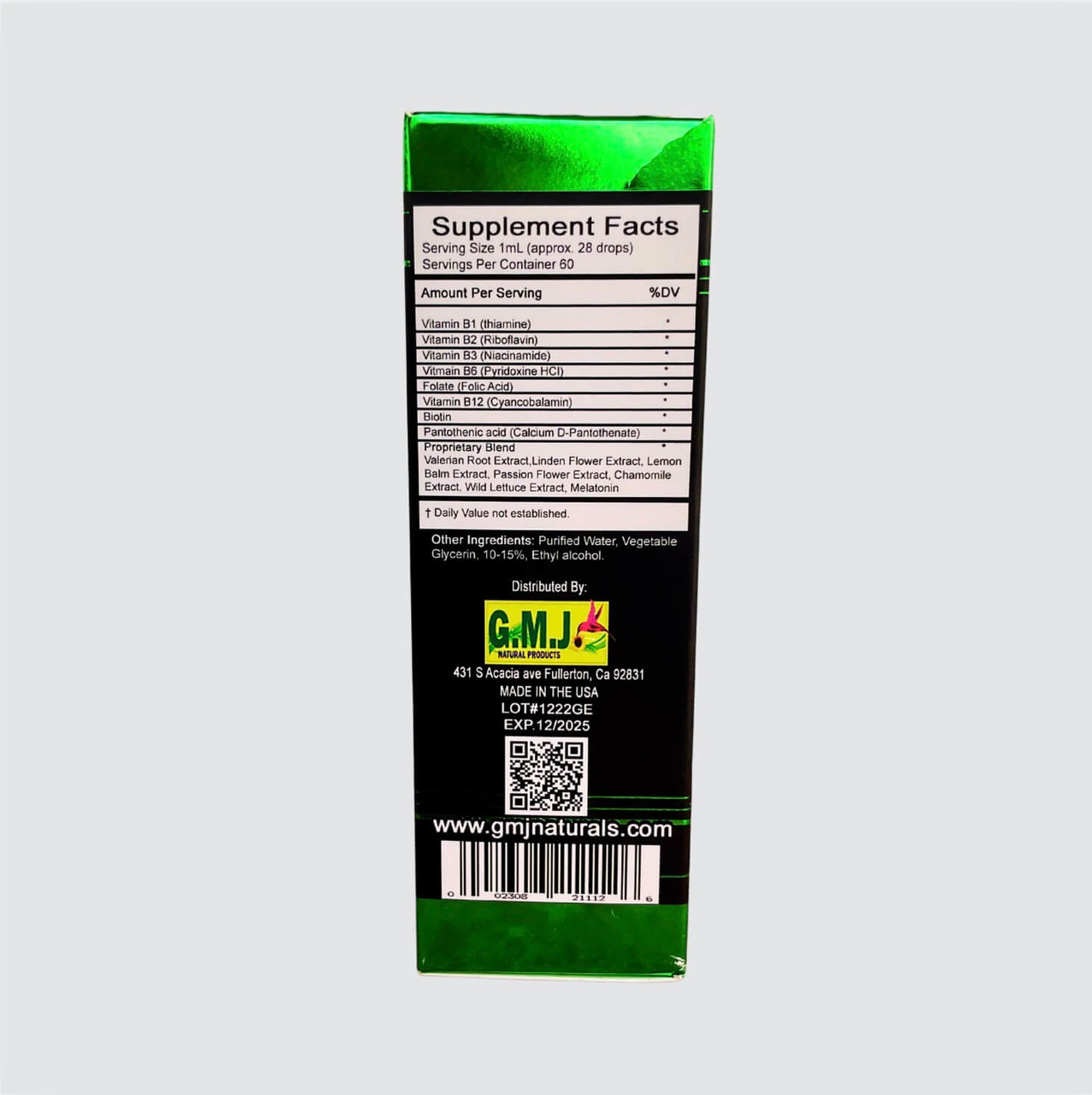 GMJ G-EX3s Forte Liquid Extract Stress Support 2oz.