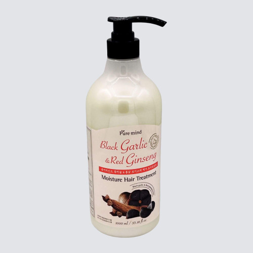 Pure Mind Black Garlic & Red Ginseng Moisture Hair Treatment CONDITIONER 1000ml (33.81 fl.oz)