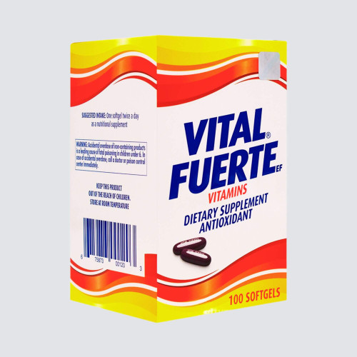 VITAL-FUERTE Vitamins Dietary Supplement ANTIOXIDANT 100 Softgels