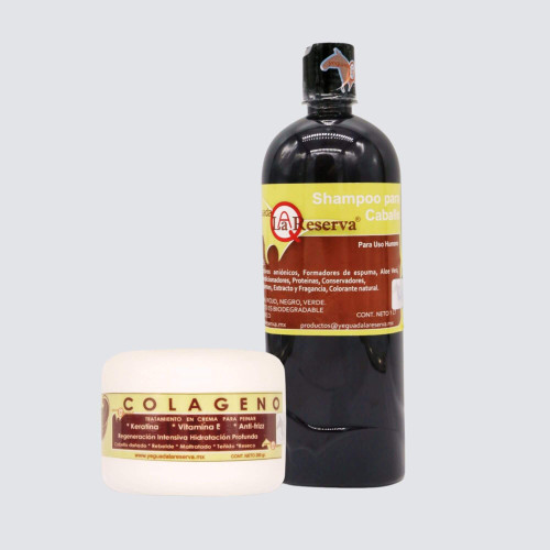 1 Yeguada La Reserva SHAMPOO & 1 Hair MASK Colageno 200gr (Combo Pack)