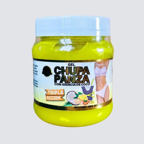 GEL Chupa Panza Triple Action Ginger Coco + Bamitol (Gel de Jengibre + Bamitol) 100% Natural 8.8oz (250grs)