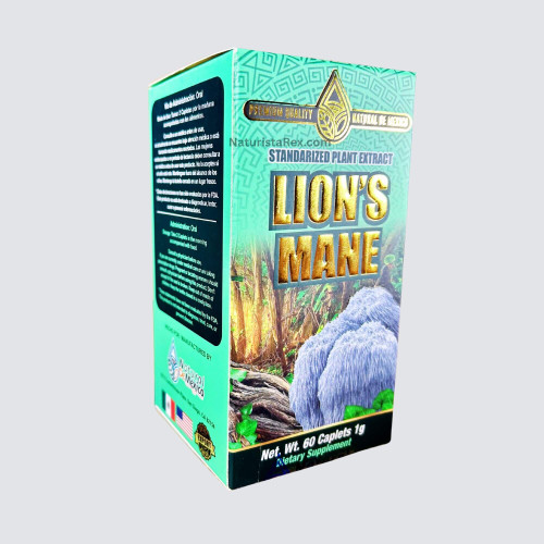 Natural de Mexico Lion's Mane (Melena de Leon) 60 Caplets 1G