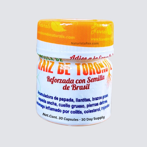 Brands Naturals RAIZ de TORONJIL & BRAZIL Seed (Semilla de Brasil) 30 Capsules - 30 Day Supply