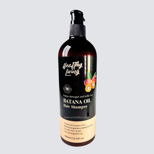 Healthy Living BATANA Oil Hair Shampoo (Restore damaged and brittle hair) 500ml (16.9fl.oz)