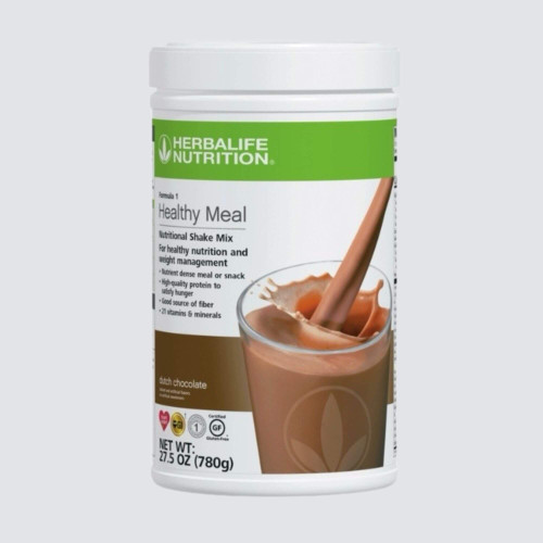Herbalife Formula 1 Healthy Meal Nutritional Shake Mix (DUTCH CHOCOLATE) 30 Servings 26.4 oz (750g)