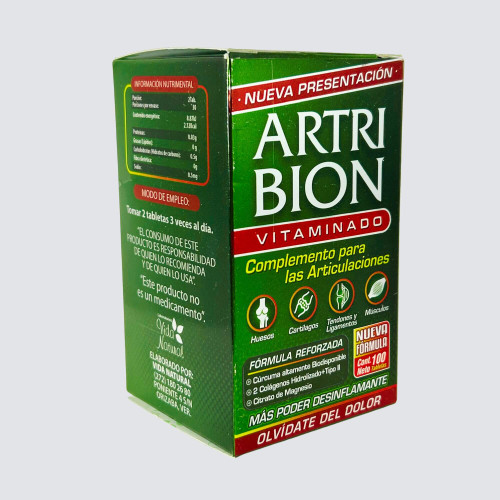 Vida Natural Artri-Bion Vitaminado Collagen Magnesium 100 Tabs