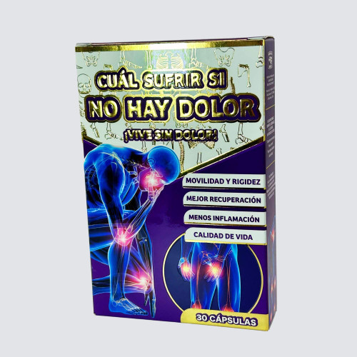 Cual Sufrir si No Hay Dolor UltraGold Herbal Supplement 30 Capsules