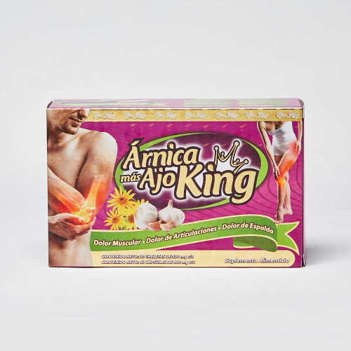 Arnica & Garlic King 100% Original 60 Capsules & 30 Tablets