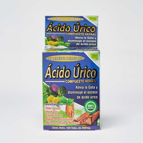 Acido Úrico Herbal Formula 100 Tabs