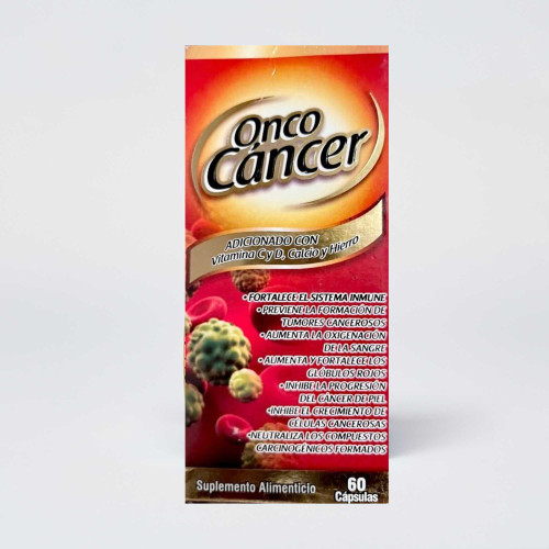 Onco Cancerina Herb with Vitamin C Vitamin D Calcium & Iron 60 Caps