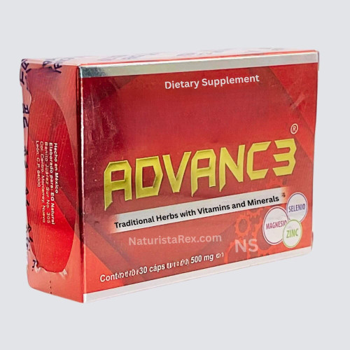 Advance Red Herbs of Traditional Use Zinc Magnesium 30 Capsules