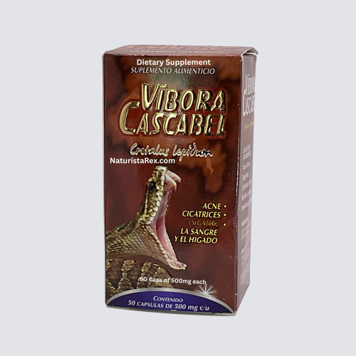 Víbora De Cascabel 50 Caps Original Rattlesnake Powder