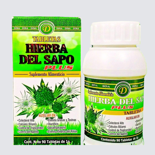 Dina Hierba del Sapo Plus 90 Tablets