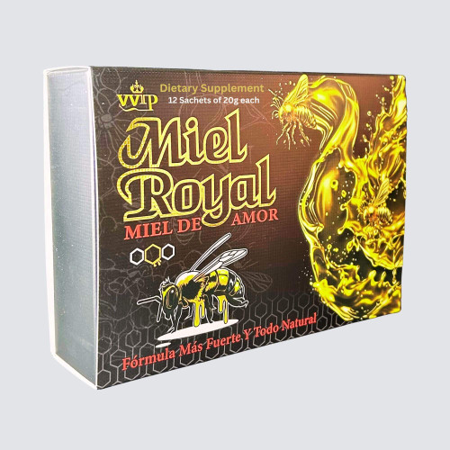 VIP Miel Royal Extreme (Miel de Amor) Honey 12 Sachets of 20g each VIP Miel Royal Extreme (Miel de Amor) Honey 12 Sachets of 20g each