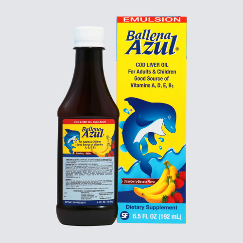 Strawberry Banana Flavor Emulsion Ballena Azul 6.5 FL oz Dietary Supplement