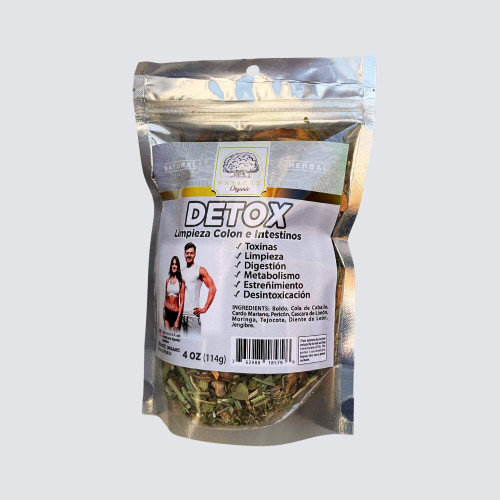 NASACTÉ Organic Detox Colon and Intestinal Support Loose Leaf Tea 4 oz