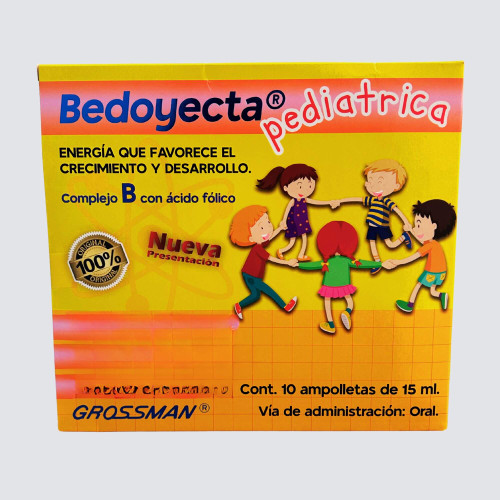Bedoyecta Pediatrica B Complex B12 Antioxidant Dietary Supplement - 10 Micro Vials of 15 mL