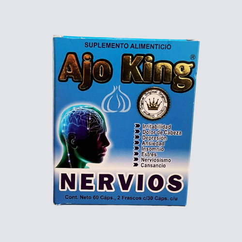 NatuMex Ajo King | (Nervios) | 60 Caps