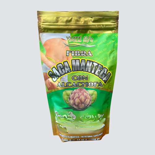 Fibra Saca Manteca con Alcachofa YMEE Life 14oz. (400g)