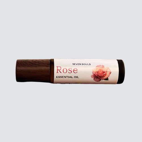 Seven Souls Rose Essential Oil Roller 10 ml (0.5 oz.)