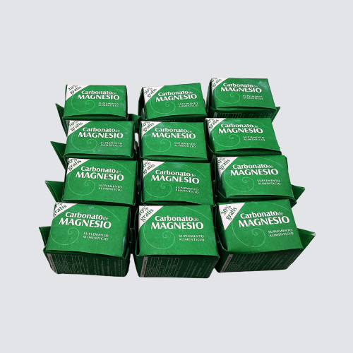 Magnesium Carbonate - Carbonato de Magnesio 12 pack  7g each Natural Wellness Supplement - Edible Magnesium - Dietary Supplement